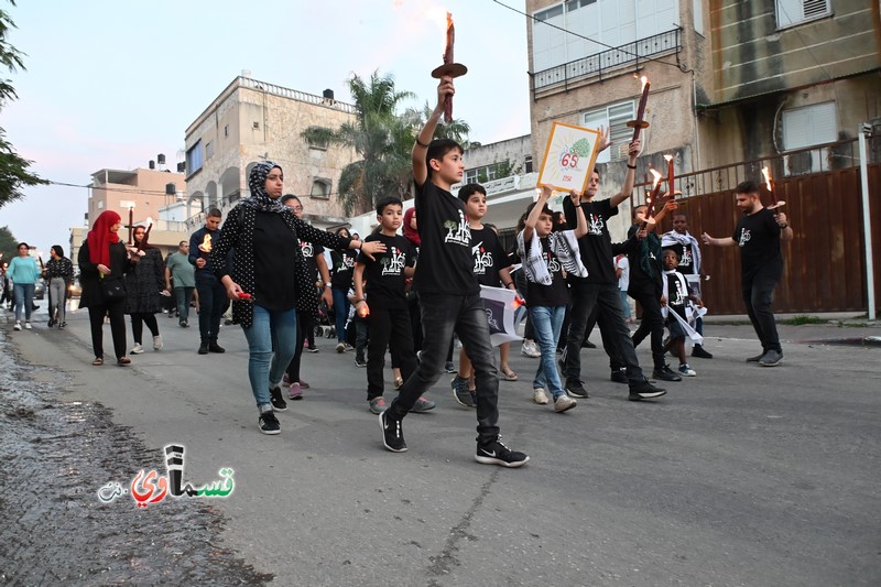 كفرقاسم- فيديو: مسيرة المشاعل السنوية - صمت اللسان فعزفت الاذن  فنطق القلب وذرفت العين - وعادل عامر  لهذه المسيرة قدسية خاصة ... وادعو الجميع للمشاركة غدا في احياء الذكرى ال65